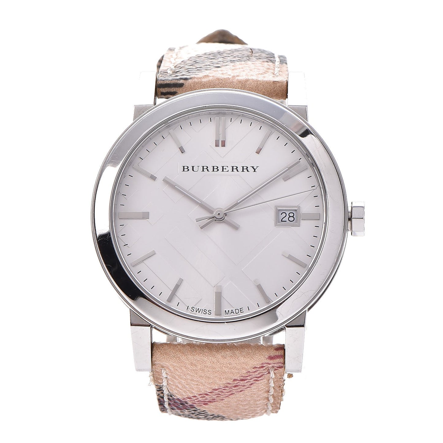 Stainless Steel Calfskin 38mm The City Quartz Watch BU9025