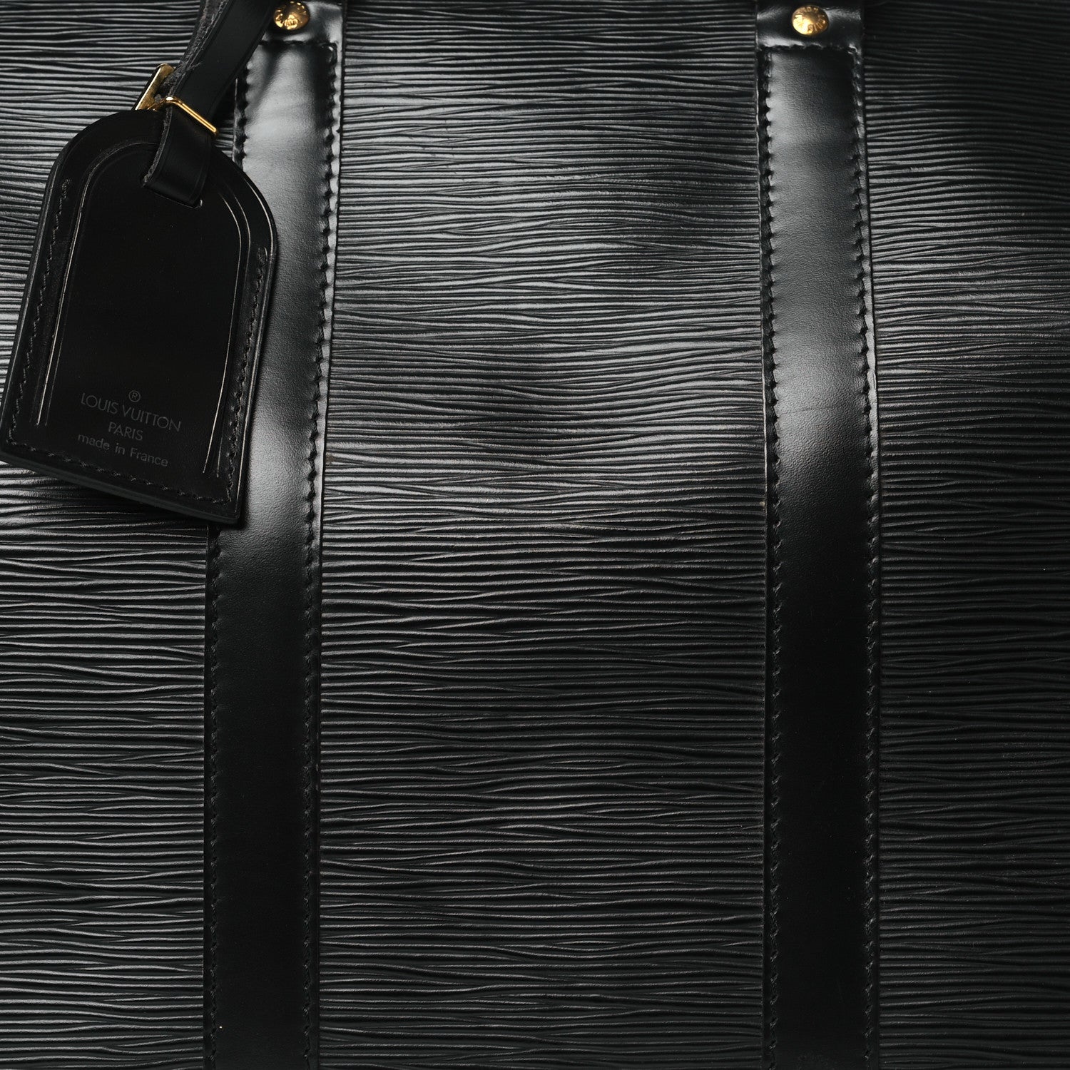 Louis Vuitton Epi Keepall 45 Black 6 of 8