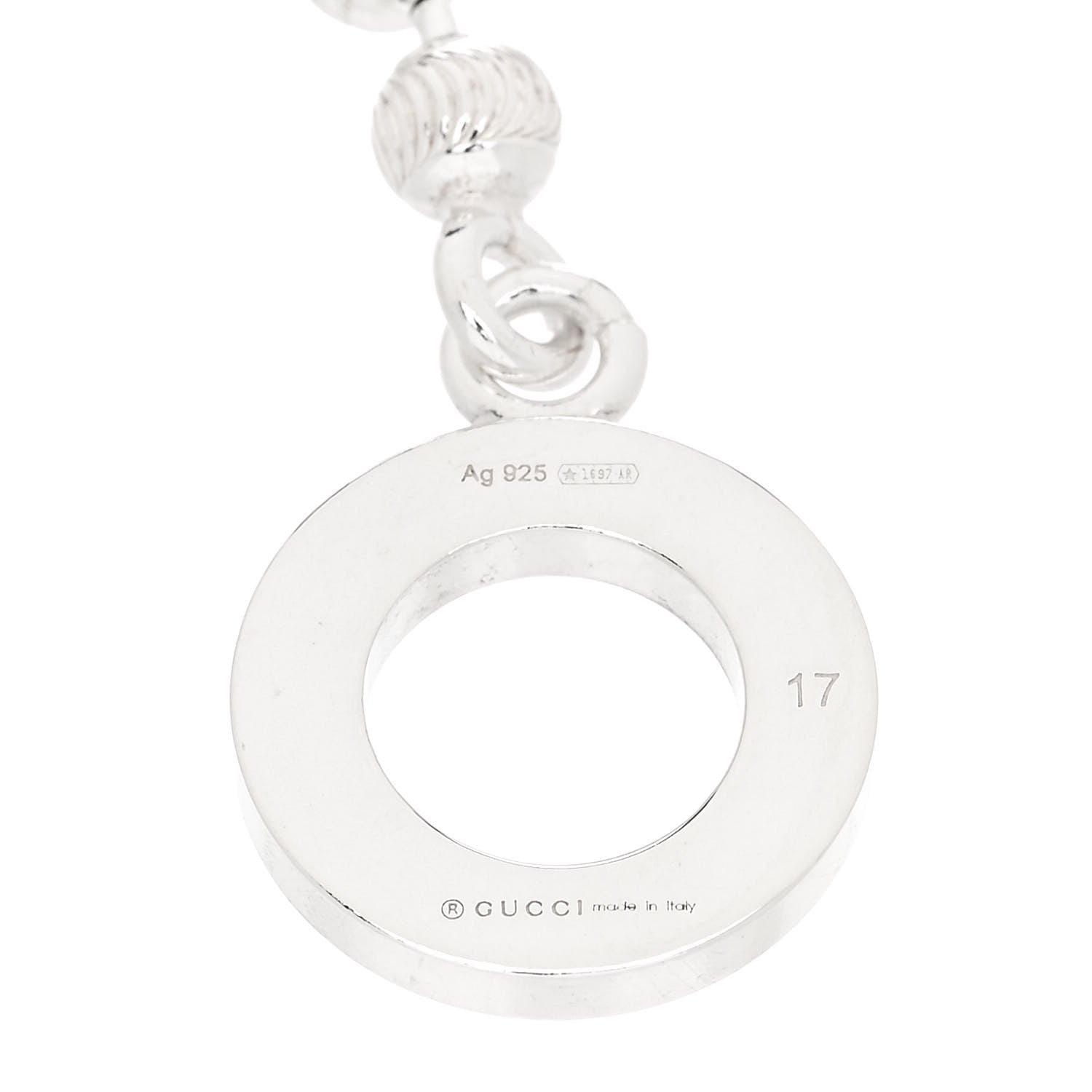 Gucci Sterling Silver Boule Toggle Bracelet 3 of 4