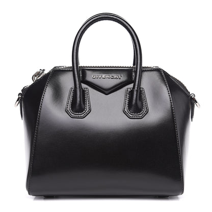 Givenchy Shiny Lord Calfskin Mini Antigona Black 1 of 8