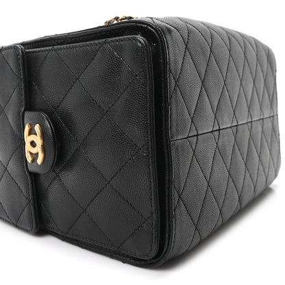 Chanel Caviar Quilted Small Chanel 25 Handbag Black 8 of 9