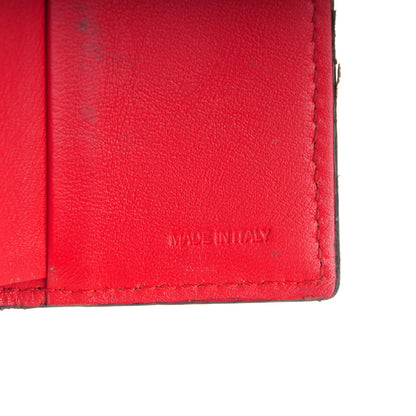 Fendi Zucca Hearts Compact Wallet Tobacco 7 of 10