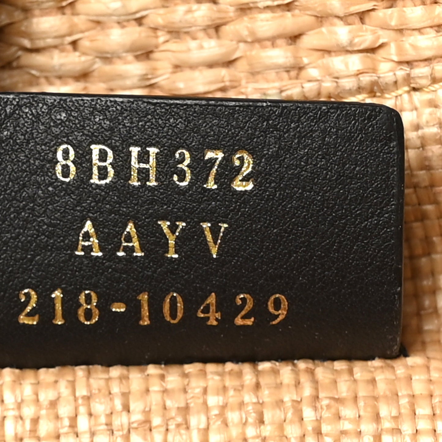 Straw Vitello King Plexiglass Woven Large Fendi Sunshine Shopper Tote Natural Black