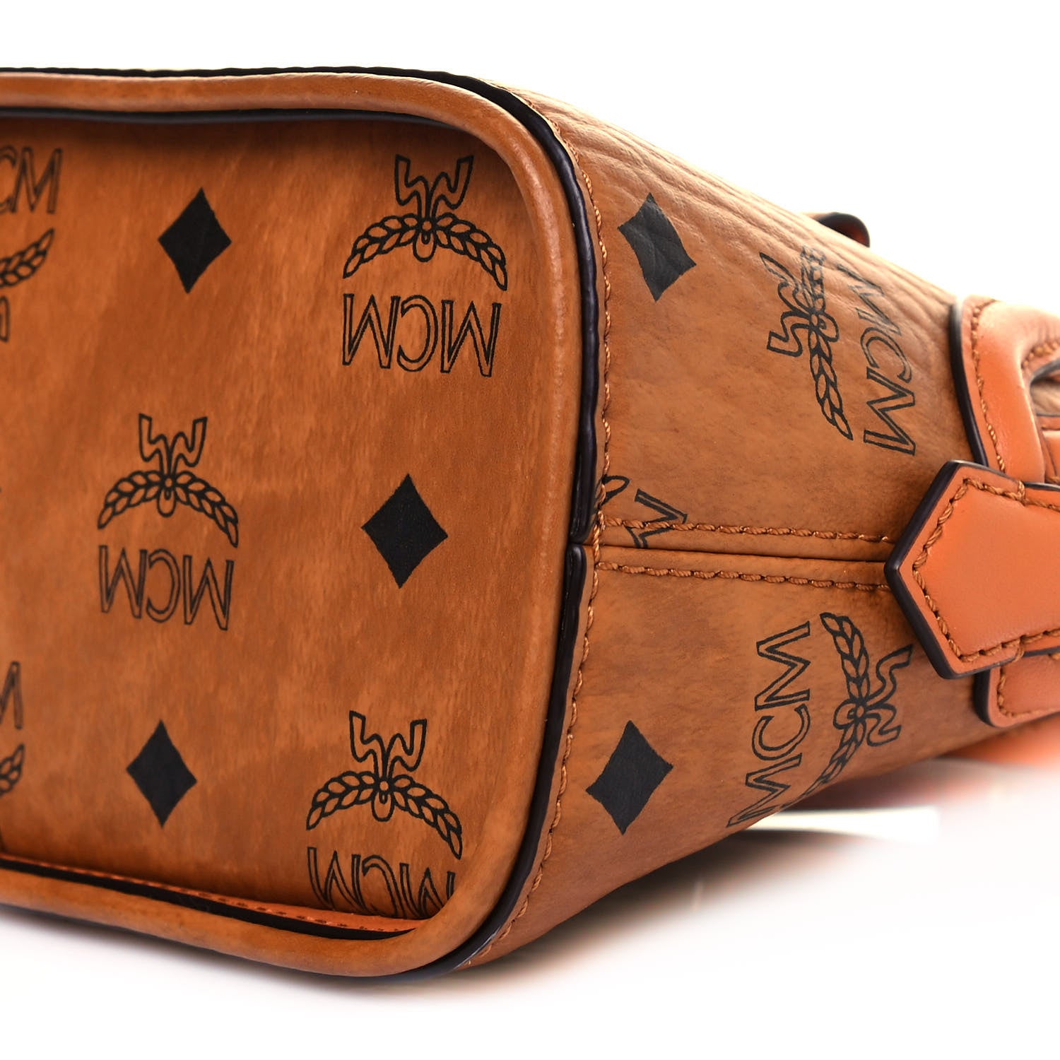 MCM Visetos Anna Tote Cognac 11 of 11