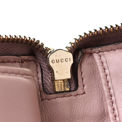 Gucci Patent Soho Zip Around Wallet Dark Cipria 9 of 11