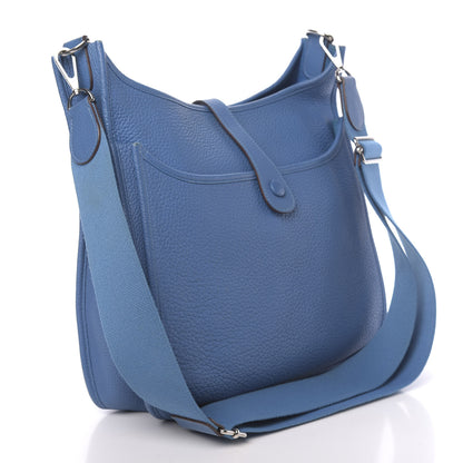Hermes Taurillon Clemence Evelyne III GM Mykonos 3 of 12