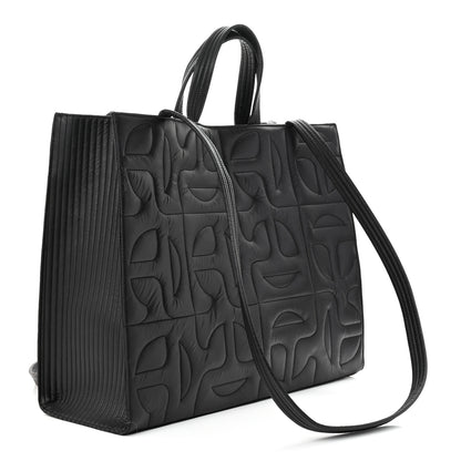Telfar x MOOSE KNUCKLES Nylon Quilted Large Shopping Bag Black 3 of 10