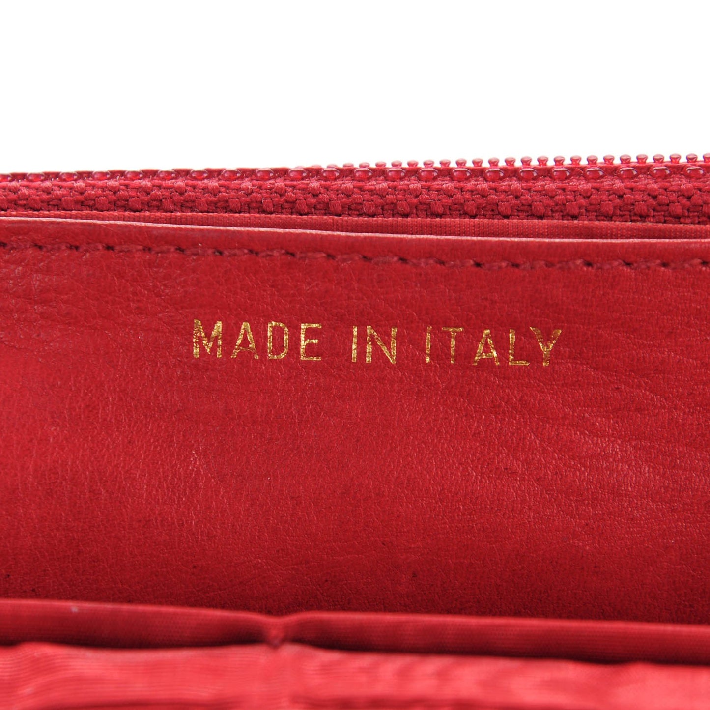 Caviar CC Flap Wallet Red