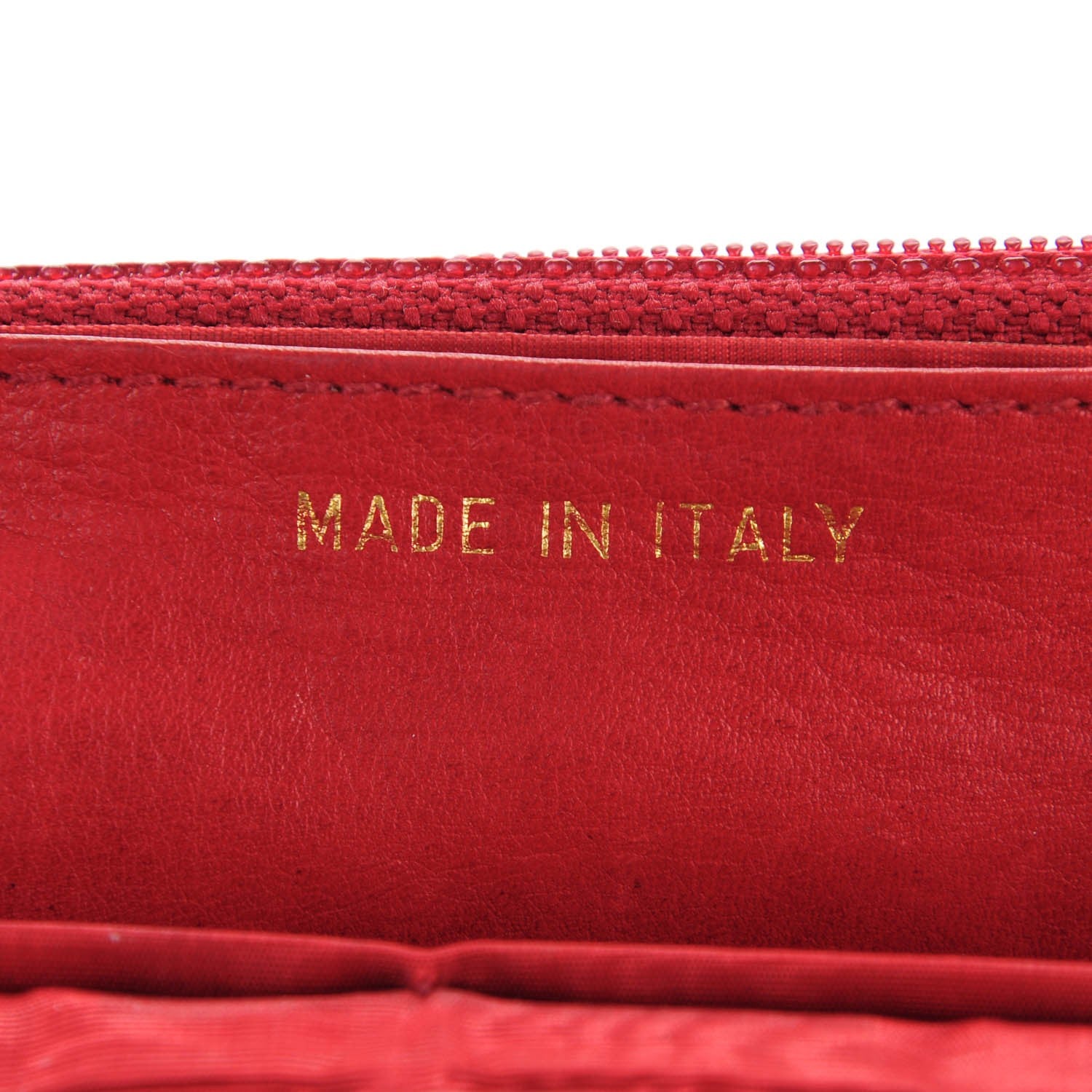 Chanel Caviar CC Flap Wallet Red 7 of 9