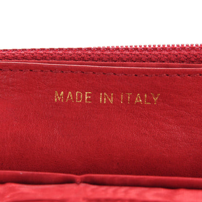 Chanel Caviar CC Flap Wallet Red 7 of 9