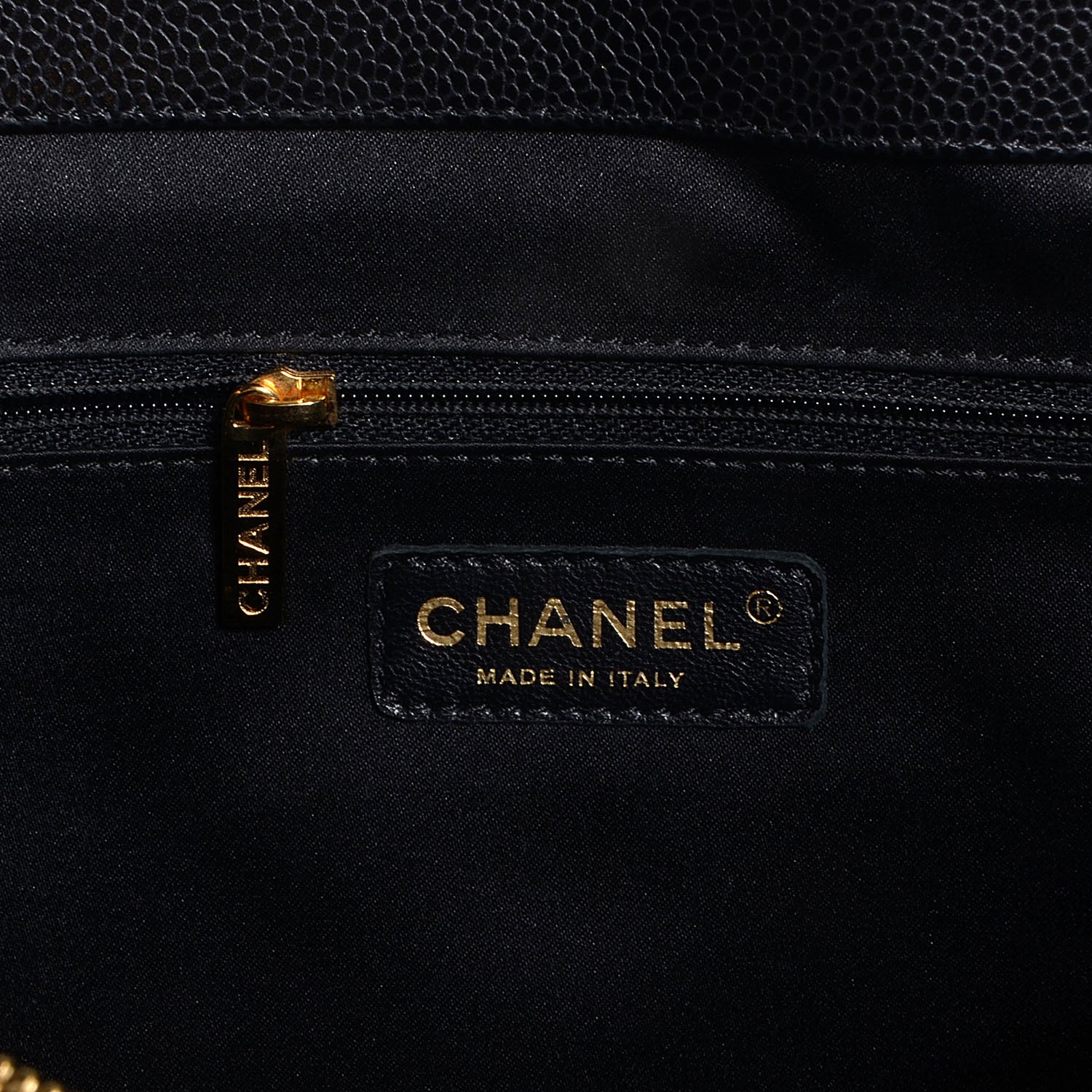 Chanel Caviar XL Grand Shopping Tote GST Black 7 of 8