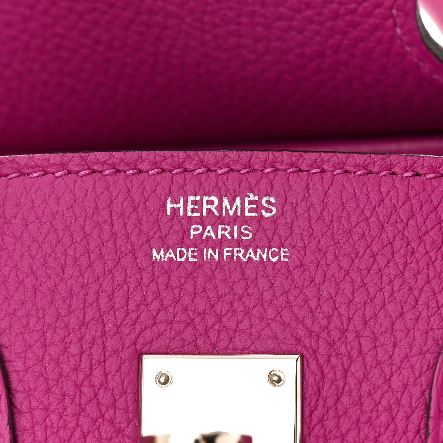 Togo Birkin 25 Rose Pourpre