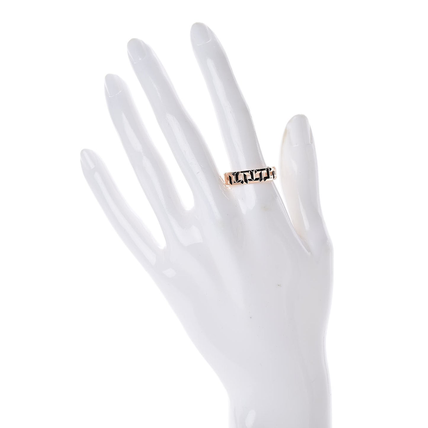 18K Rose Gold T True Wide Ring 60 9