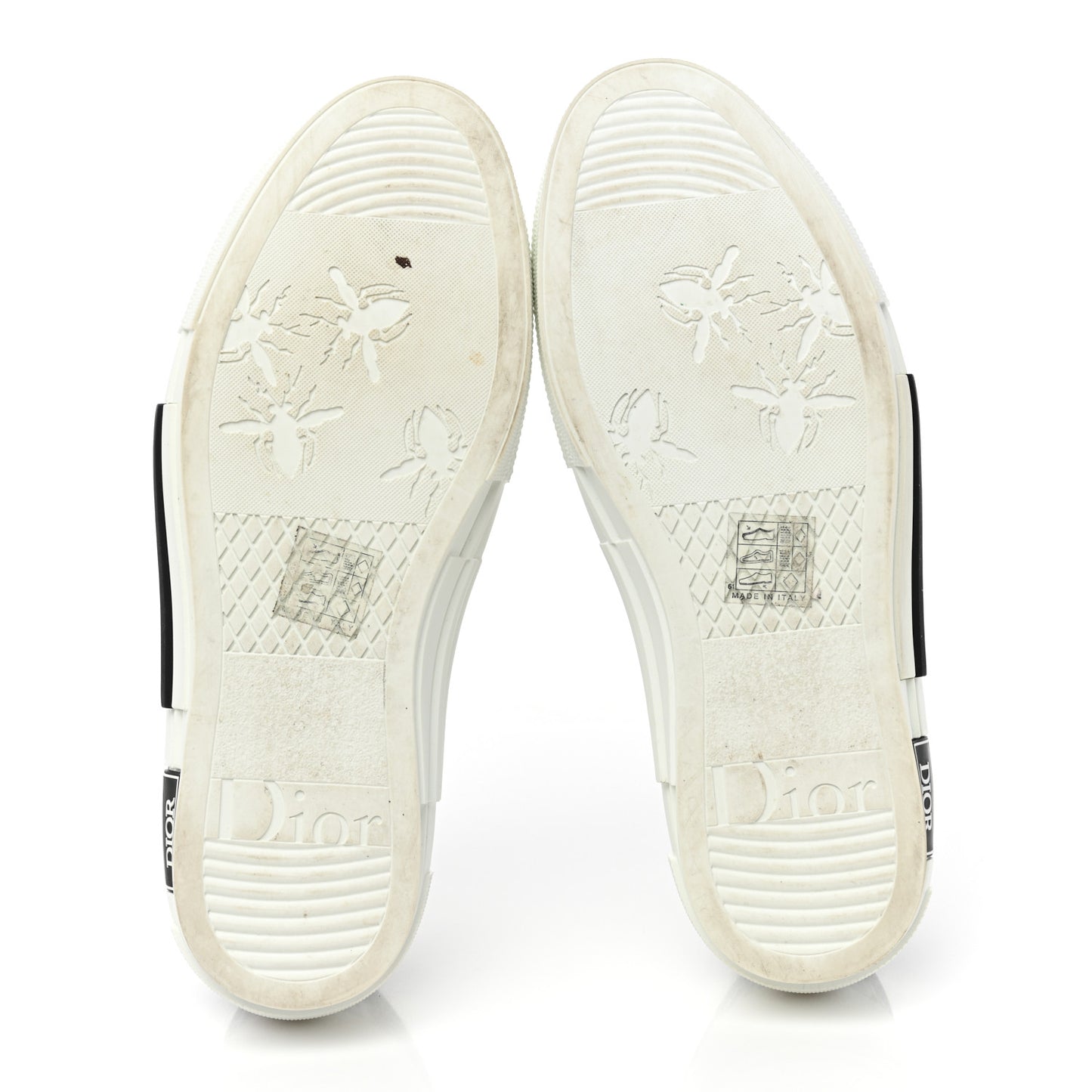 Technical Canvas Mesh Oblique Printed Mens B23 Low Top Sneakers 40 Black White