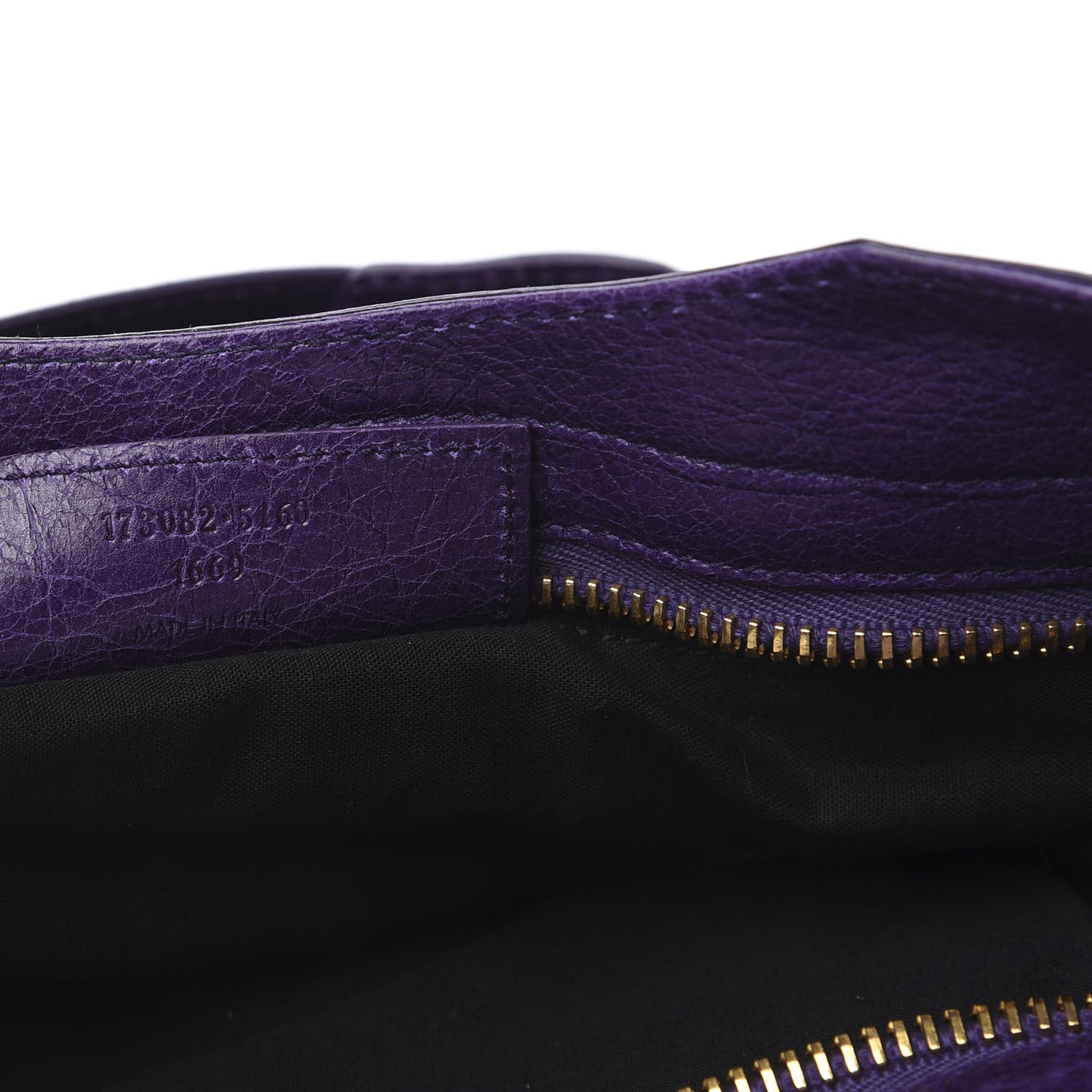 Agneau Giant 21 Gold Hardware Part Time Dark Violet