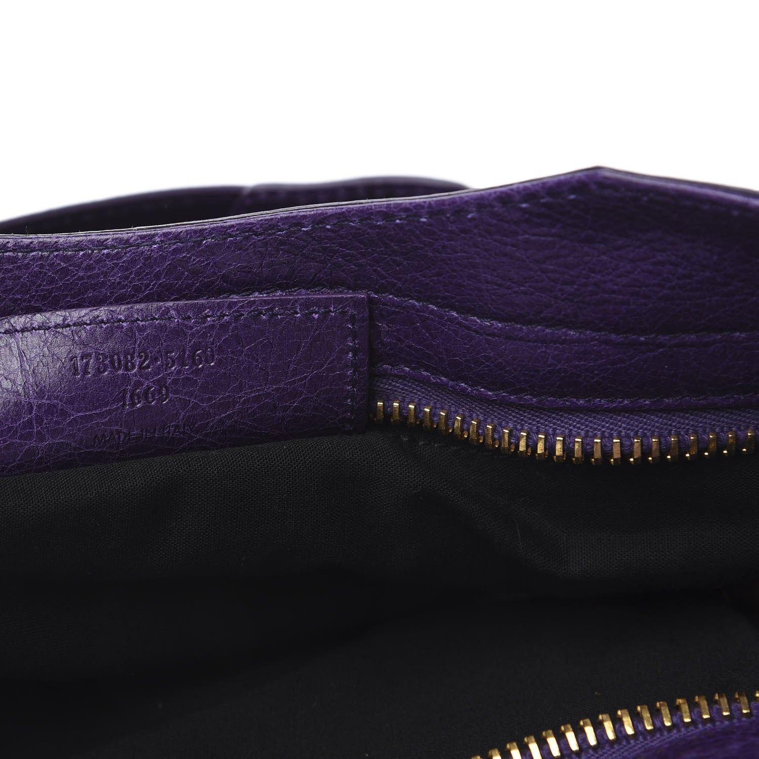 Balenciaga Agneau Giant 21 Gold Hardware Part Time Dark Violet 7 of 9