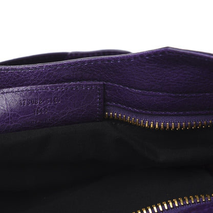 Balenciaga Agneau Giant 21 Gold Hardware Part Time Dark Violet 7 of 9
