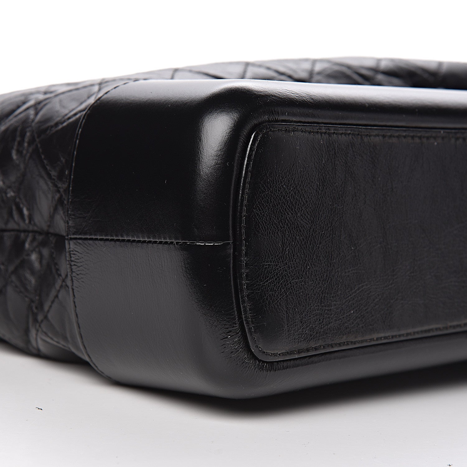 Chanel Calfskin Quilted Large Gabrielle Shopping Tote Black 9 of 11