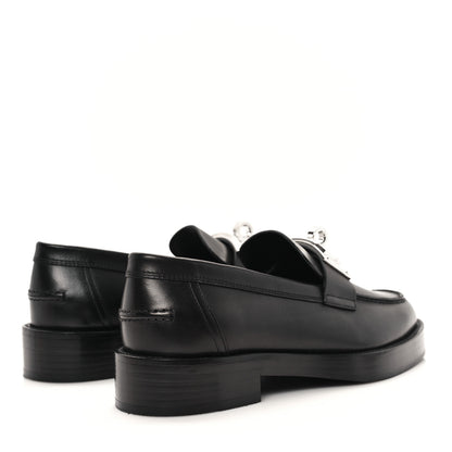 Hermes Calfskin Womens Hot Loafer 37 Black 5 of 9