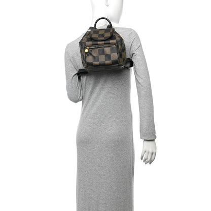 Fendi Coated Canvas Pequin Drawstring Backpack Tobacco 2 of 9