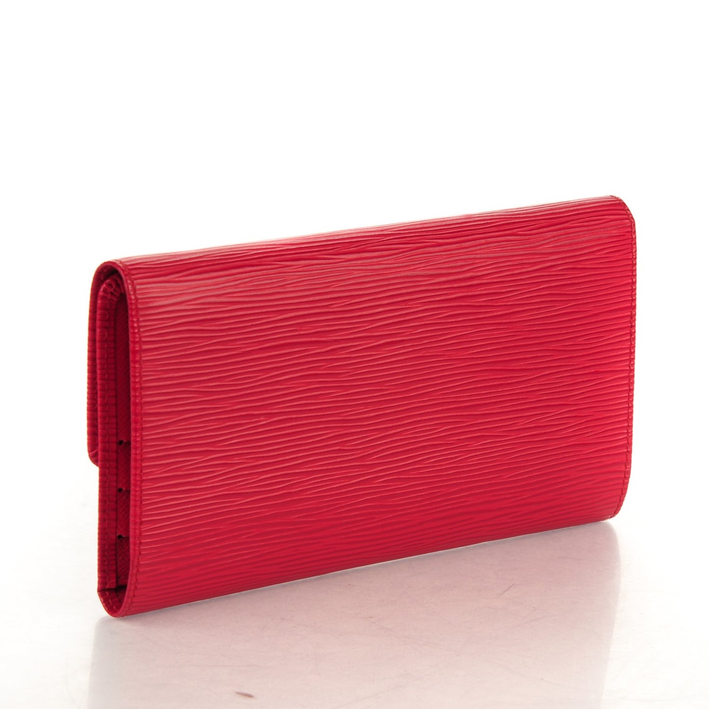 Epi Porte Tresor International Wallet Castillan Red