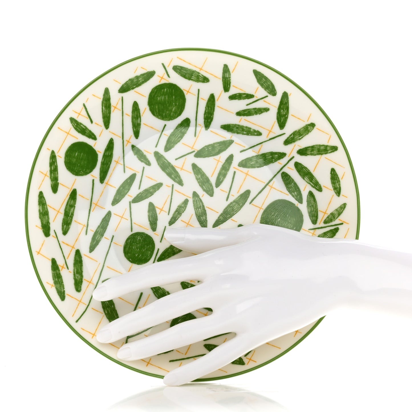 Porcelain A Walk In The Garden Dessert Plate Set of 2