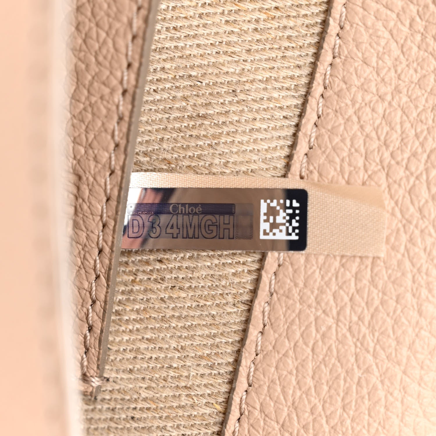 Chloe Grained Calfskin Medium Marcie Saddle Bag Nomad Beige 8 of 14