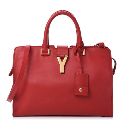 Saint Laurent Calfskin Small Classic Y Cabas Rouge Orient 1 of 9