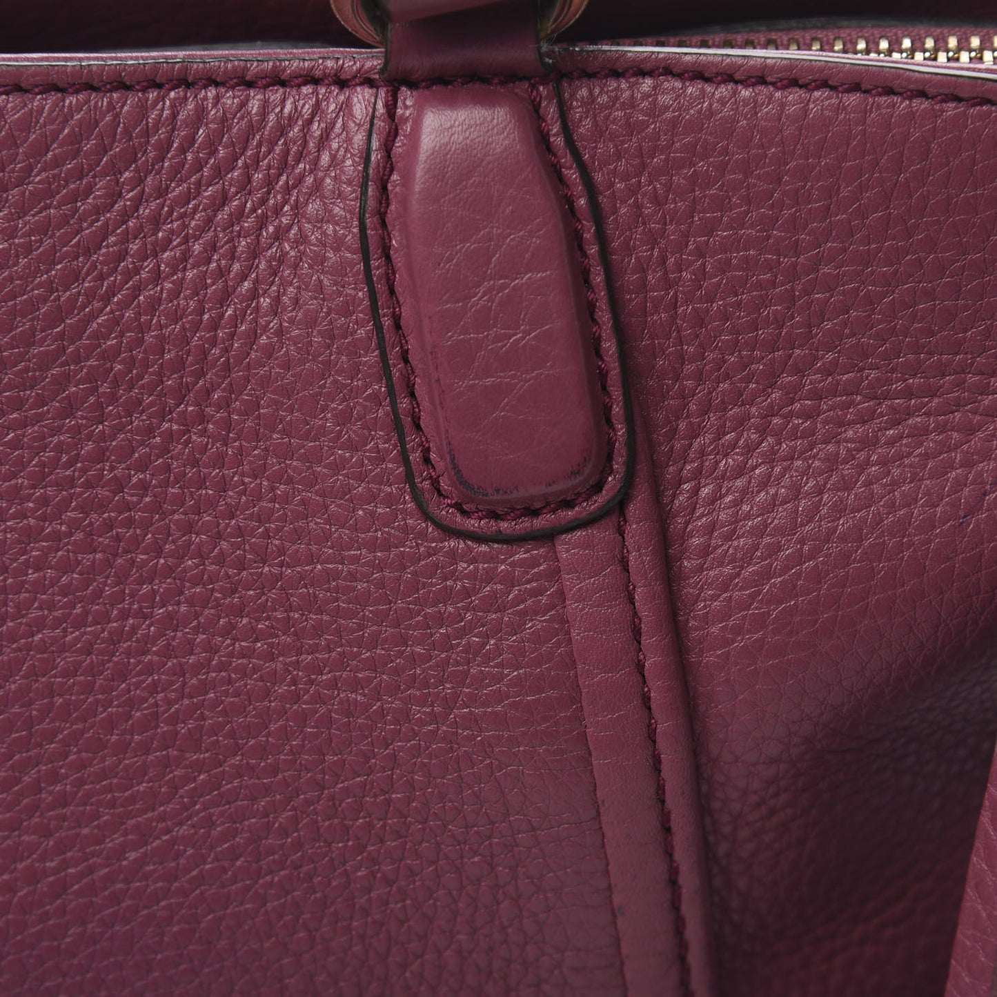 Pebbled Calfskin Small Soho Top Handle Bag Peonia Flower