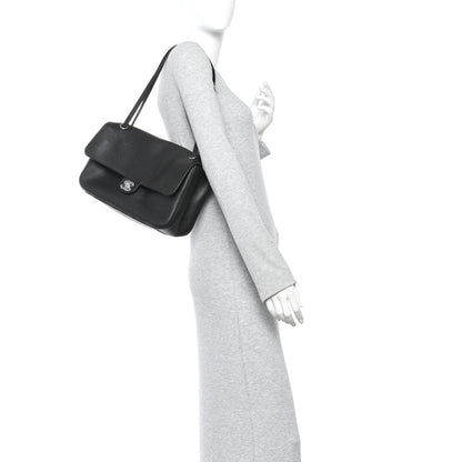Chanel Grained Calfskin Small Souplissimo Maxi Flap Black 2 of 9
