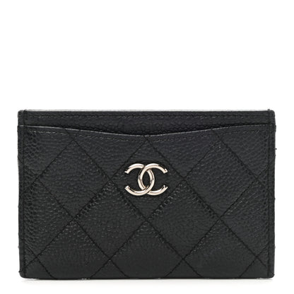 Chanel Caviar Quilted Card Holder Black 1 of 8