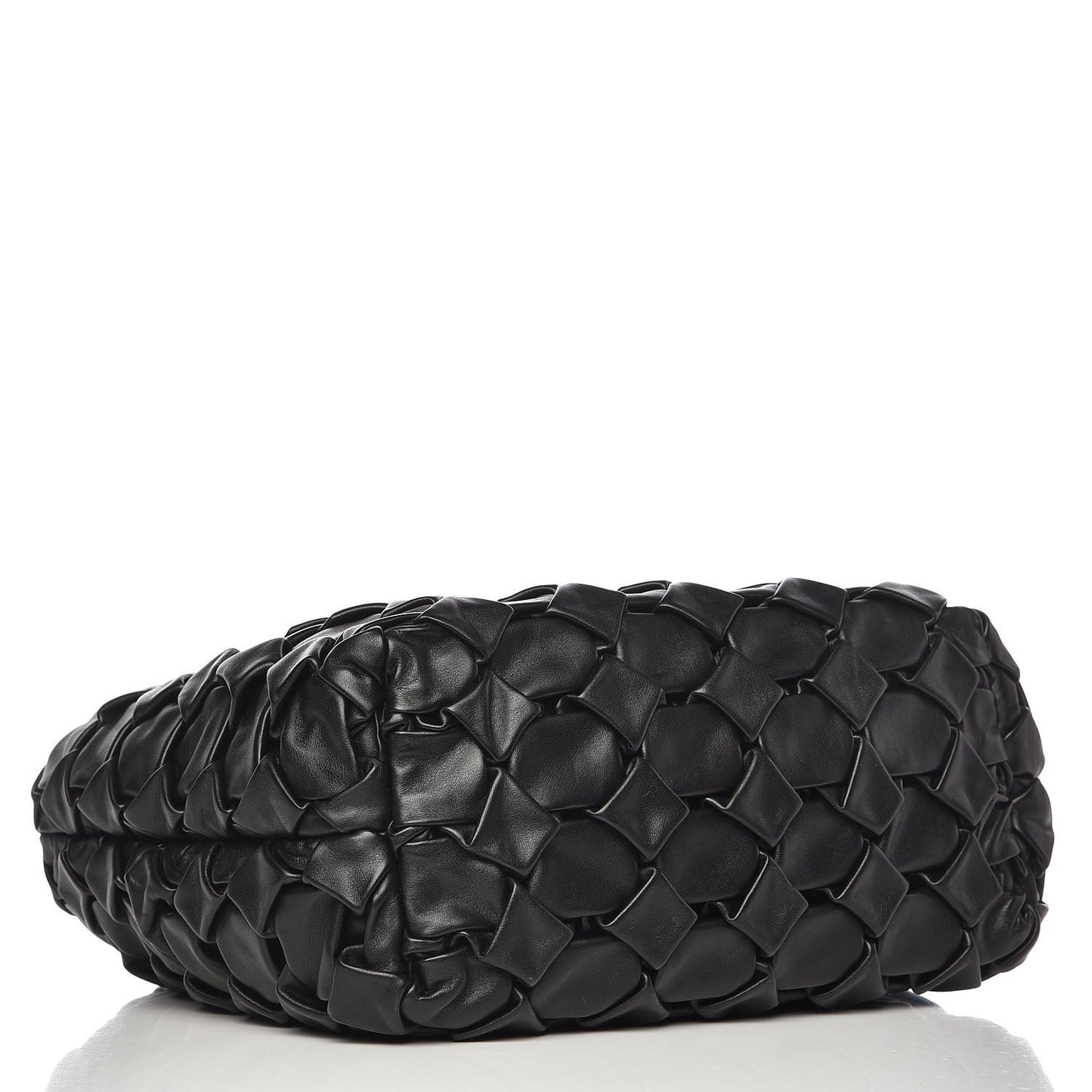 Nappa Woven Tote Black
