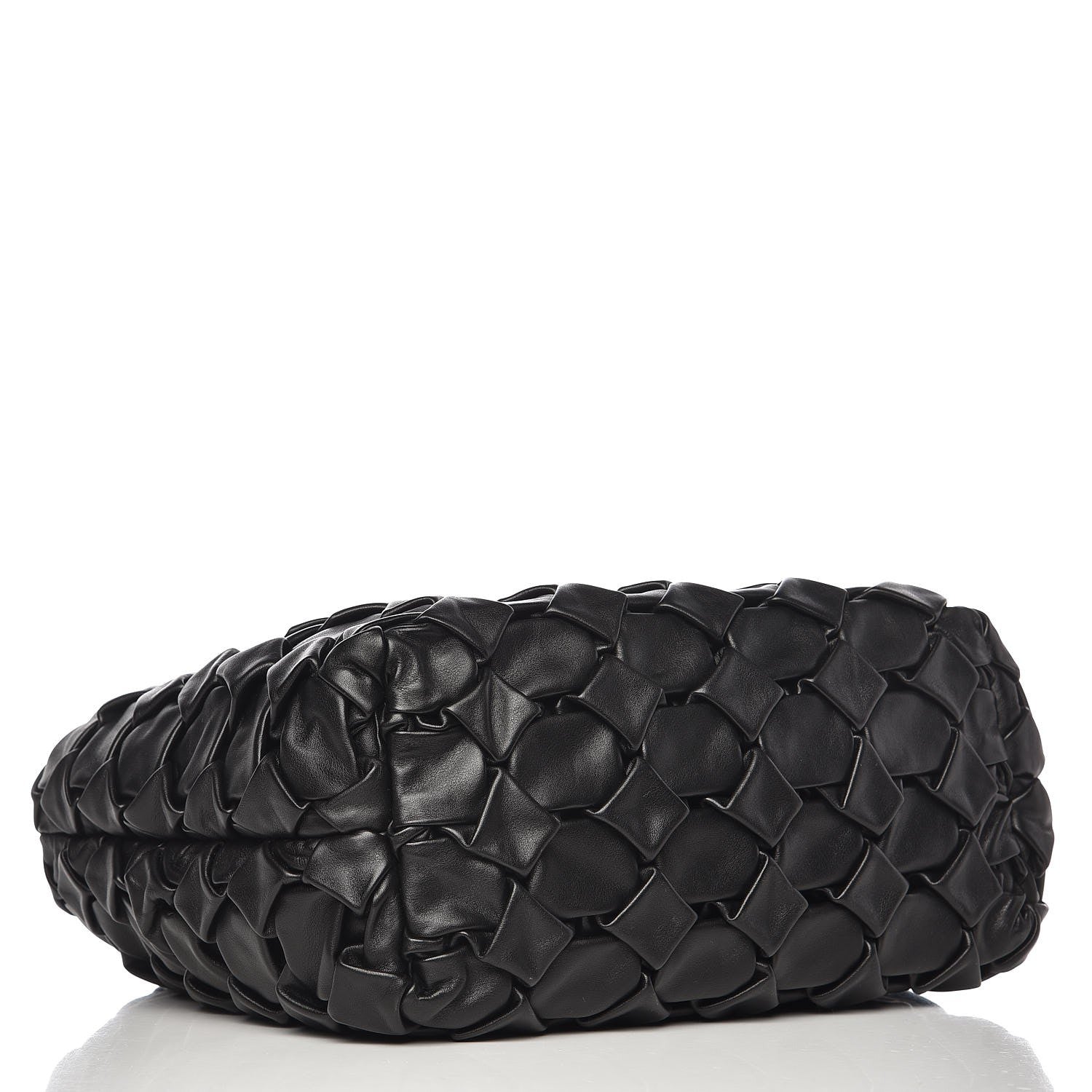 Prada Nappa Woven Tote Black 4 of 7