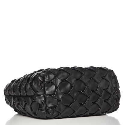 Prada Nappa Woven Tote Black 4 of 7