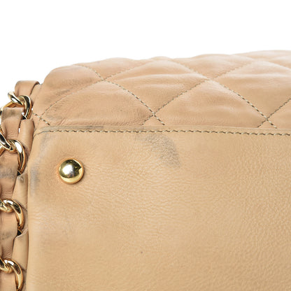 Chanel Calfskin Quilted Large Chain Me Hobo Beige 19 of 22