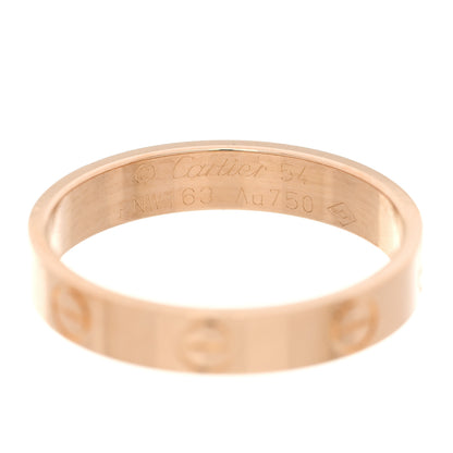 Cartier 18K Pink Gold 3.5mm LOVE Wedding Band Ring 54 7 4 of 5
