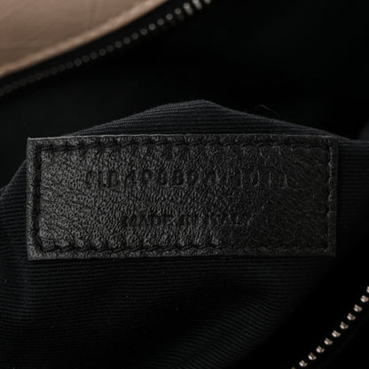Saint Laurent Crinkled Calfskin Matelasse Monogram Medium Niki Chain Satchel Light Natural 7 of 10