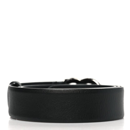 Chanel Calfskin Pearl Crystal CC Belt 85 34 Black 3 of 7