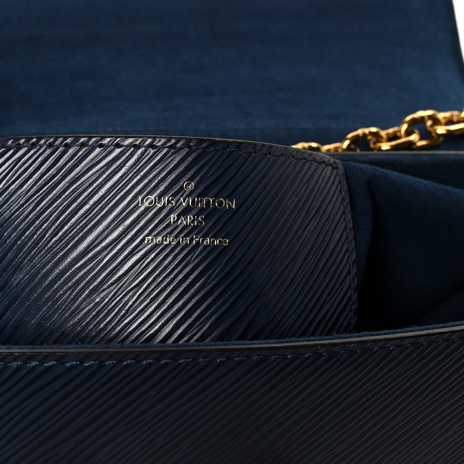 Louis Vuitton Epi Twist Shoulder Bag MM Indigo 7 of 11