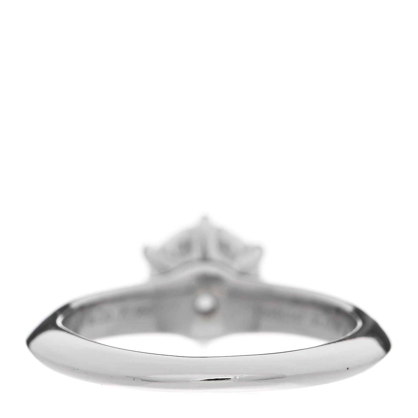 Platinum Diamond 1.01ct Solitaire Engagement Ring 47 4