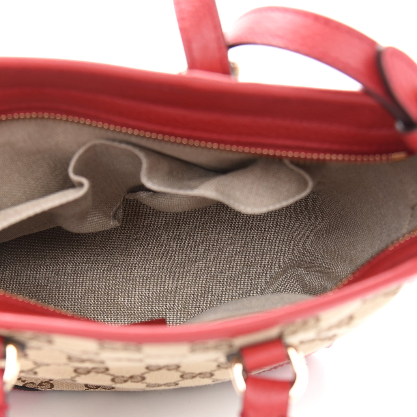 Monogram Small Bree Tote Red