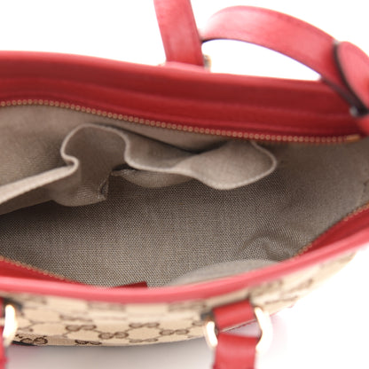 Gucci Monogram Small Bree Tote Red 4 of 8