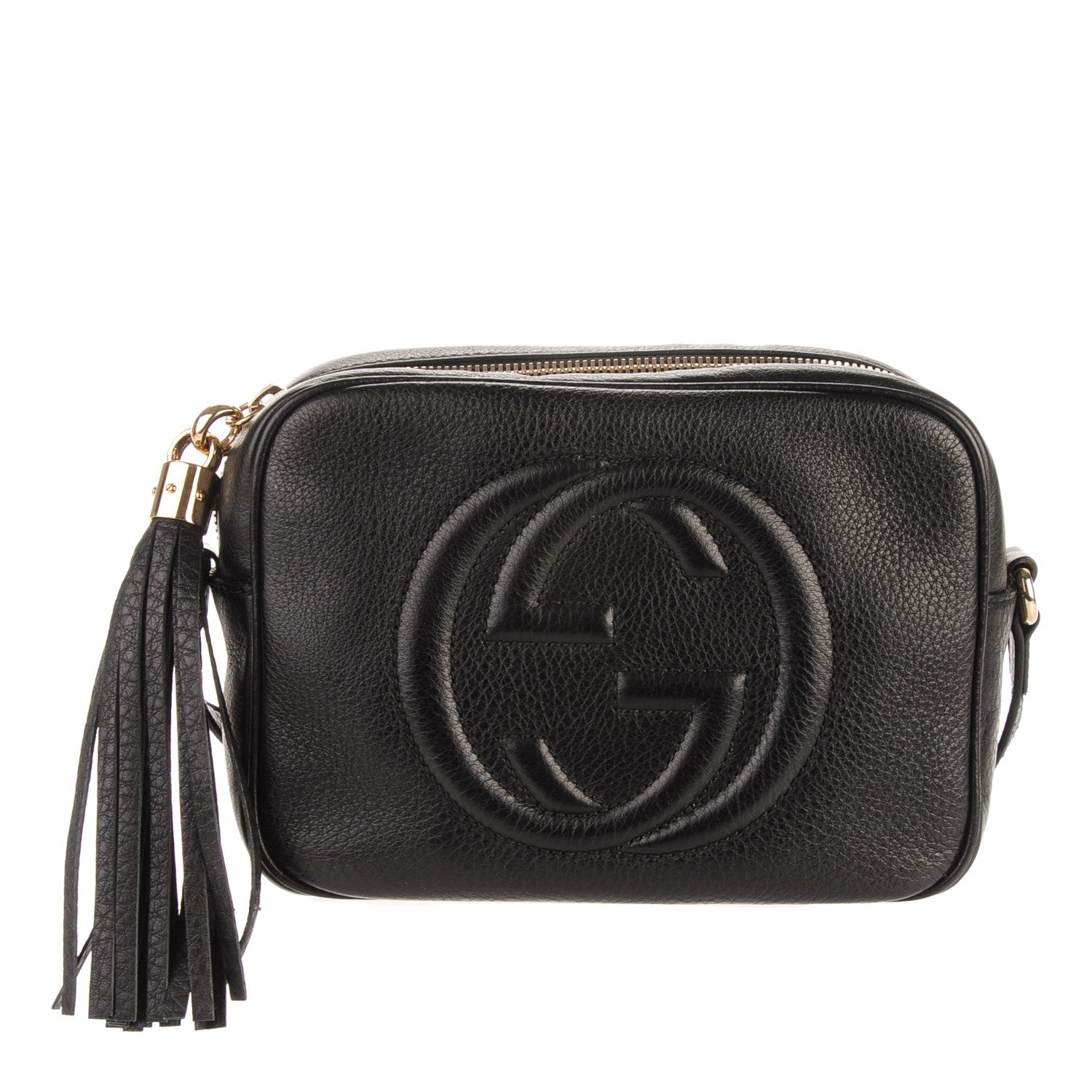 Gucci Pebbled Calfskin Small Soho Disco Bag Black 1 of 7