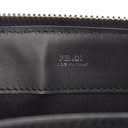 Fendi Vitello Baltico Dolce Nappa Lace Up Small Dotcom Click Chain Satchel Black 6 of 12