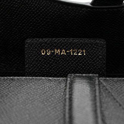Christian Dior Grained Calfskin Saddle Bag Black 7 of 11