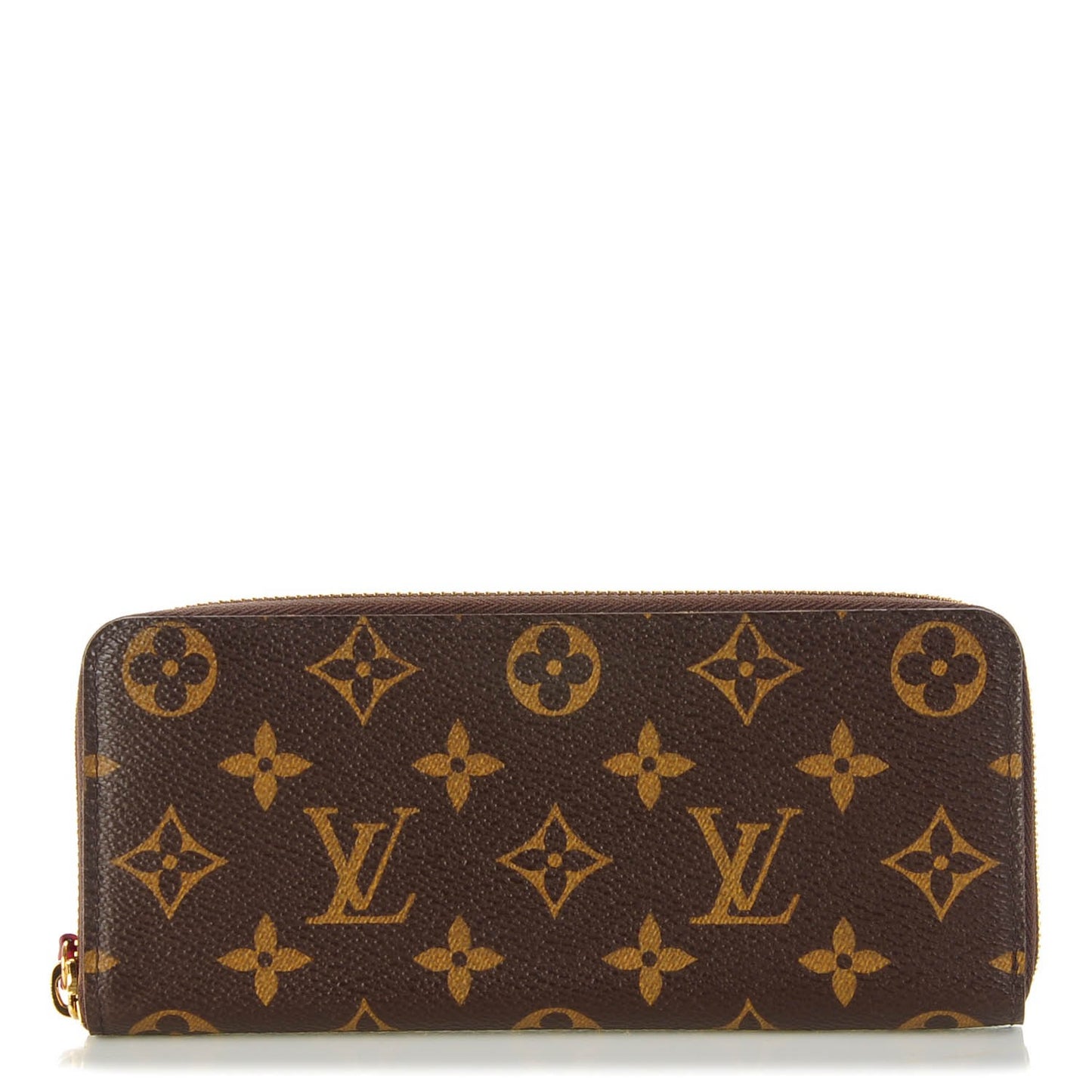 Monogram Clemence Wallet Fuchsia