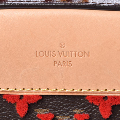 Louis Vuitton Monogram Tuffetage Deauville Cube Red 7 of 11
