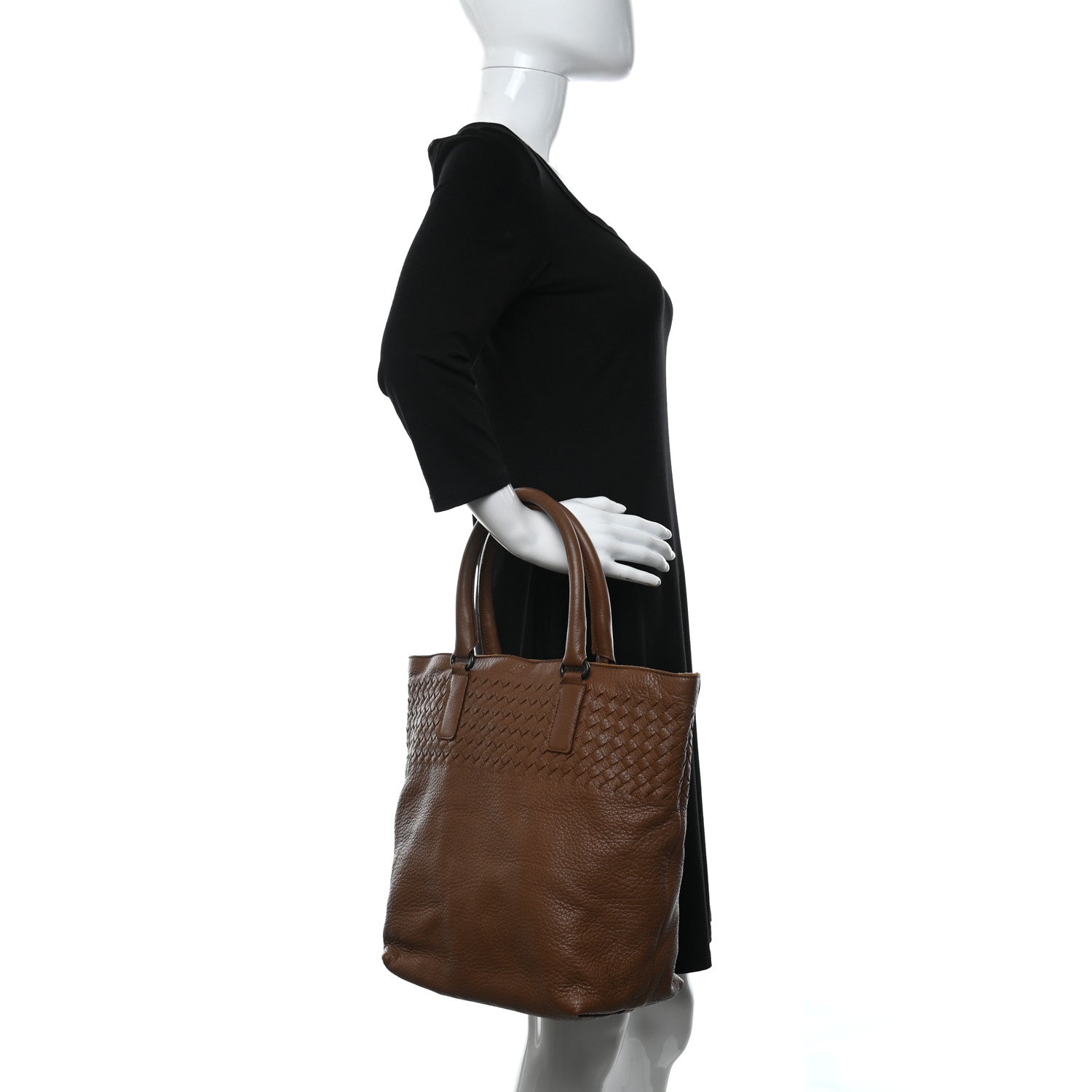 Bottega Veneta Cervo Intrecciato Tote Noce 2 of 8
