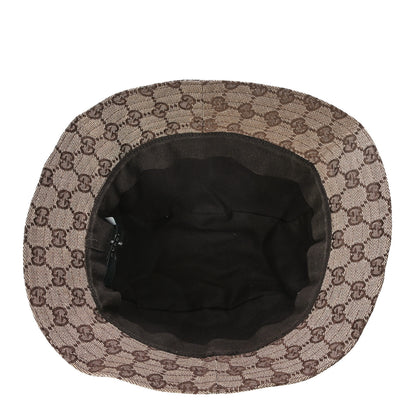 Gucci Monogram Web Bucket Hat L Brown 4 of 6