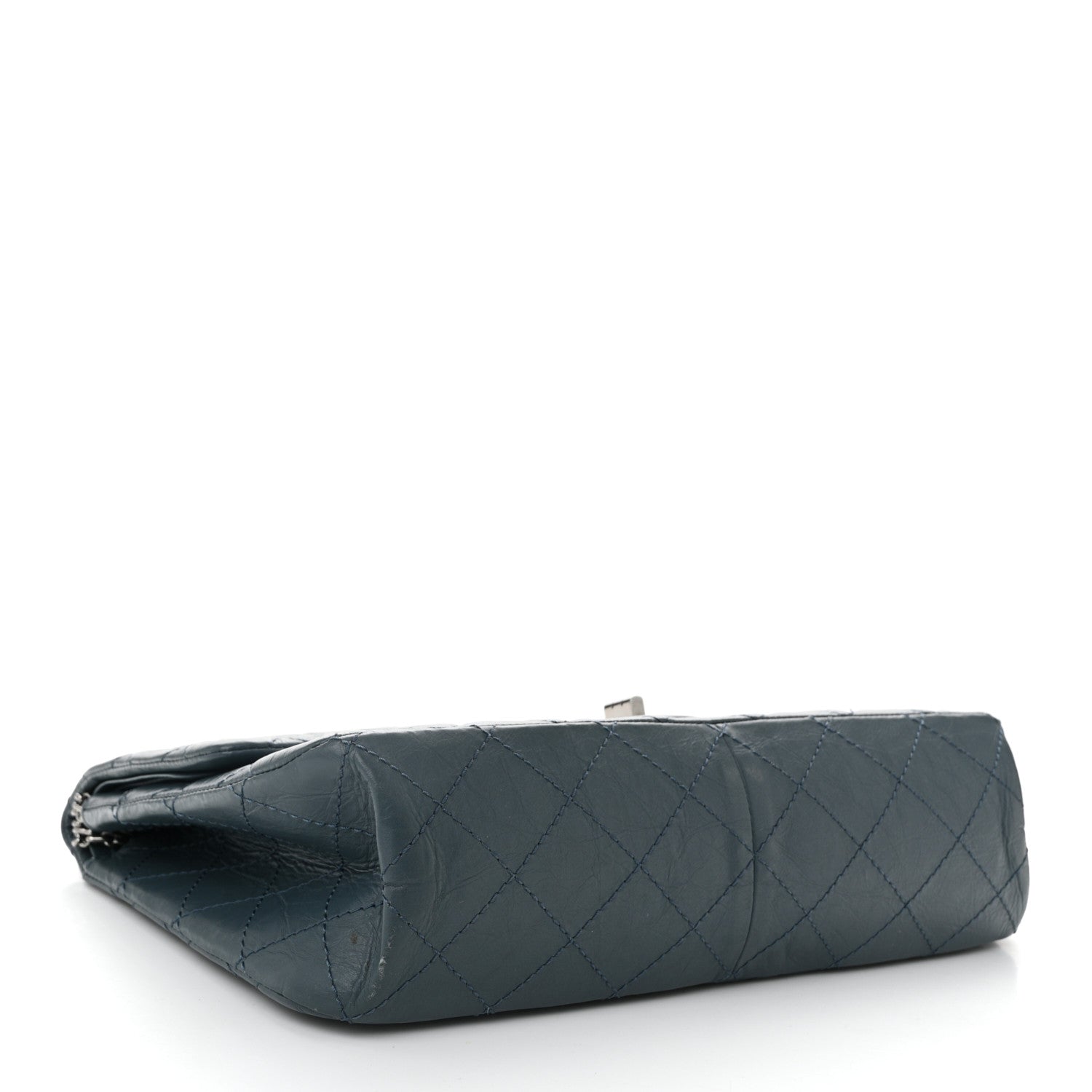 Chanel Aged Calfskin Quilted 2.55 Reissue 226 Flap Dark Blue 4 of 12